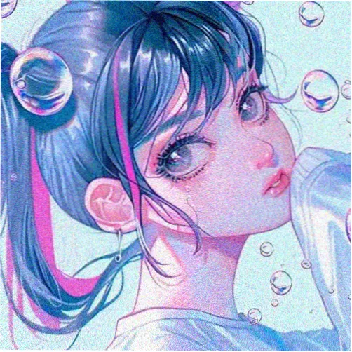 留言读者头像，彩铅手绘风格